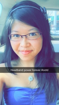 Headband power on a summery day